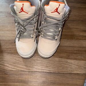 Kids Sneakers with Orange Accents